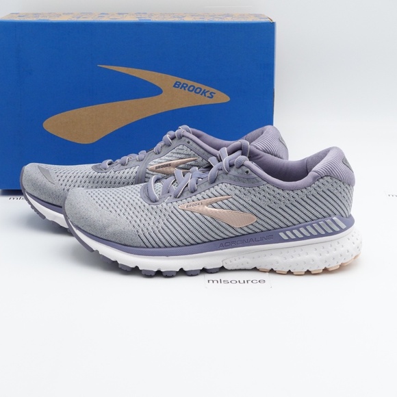 SLD NEW Size 8 Women's Brooks Adrenaline GTS 20 Running Shoes 120296-1B-073 Grey - Picture 1 of 7
